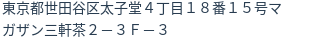 住所（登記所在地）