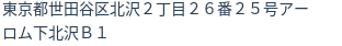 住所(登記所在地)