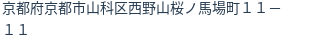 住所（登記所在地）