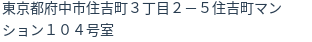住所（登記所在地）