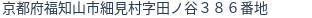 住所(登記所在地)