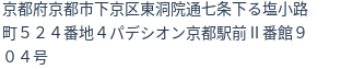 住所(登記所在地)