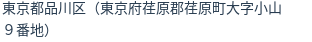 住所(登記所在地)