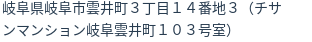 住所(登記所在地)
