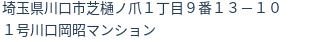 住所(登記所在地)