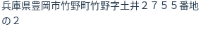 住所(登記所在地)