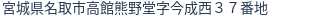 住所(登記所在地)