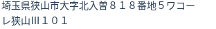 住所(登記所在地)