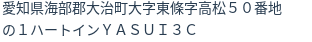 住所(登記所在地)