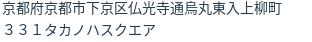 住所（登記所在地）