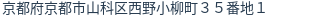 住所（登記所在地）