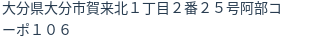 住所(登記所在地)