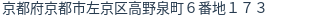 住所(登記所在地)