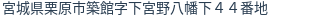 住所（登記所在地）