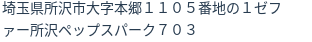 住所(登記所在地)