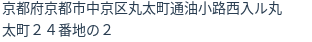 住所(登記所在地)