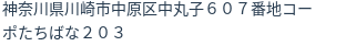 住所（登記所在地）