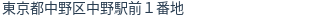 住所(登記所在地)