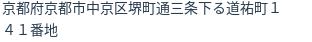 住所(登記所在地)