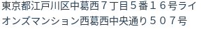 住所(登記所在地)