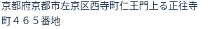 住所(登記所在地)