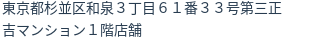 住所（登記所在地）