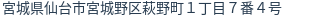 住所(登記所在地)