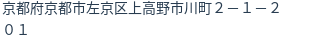 住所（登記所在地）