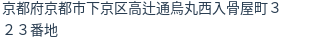 住所（登記所在地）