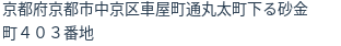 住所（登記所在地）