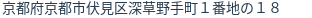 住所(登記所在地)