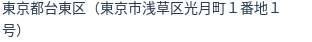 住所(登記所在地)