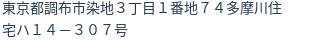 住所（登記所在地）