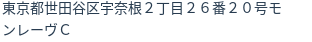 住所(登記所在地)
