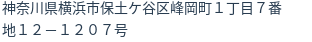 住所（登記所在地）