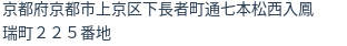 住所（登記所在地）