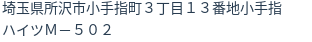 住所（登記所在地）