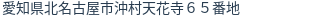 住所(登記所在地)