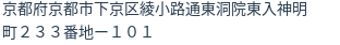 住所(登記所在地)