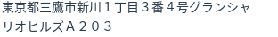 住所（登記所在地）