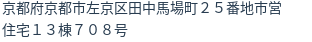 住所（登記所在地）
