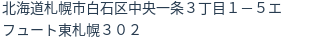 住所（登記所在地）