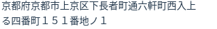 住所（登記所在地）