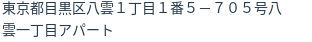 住所(登記所在地)