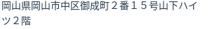 住所(登記所在地)