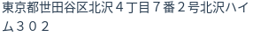 住所(登記所在地)