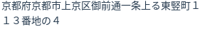 住所（登記所在地）