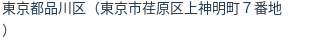 住所（登記所在地）