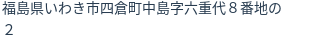 住所(登記所在地)