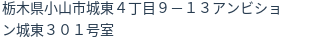 住所(登記所在地)
